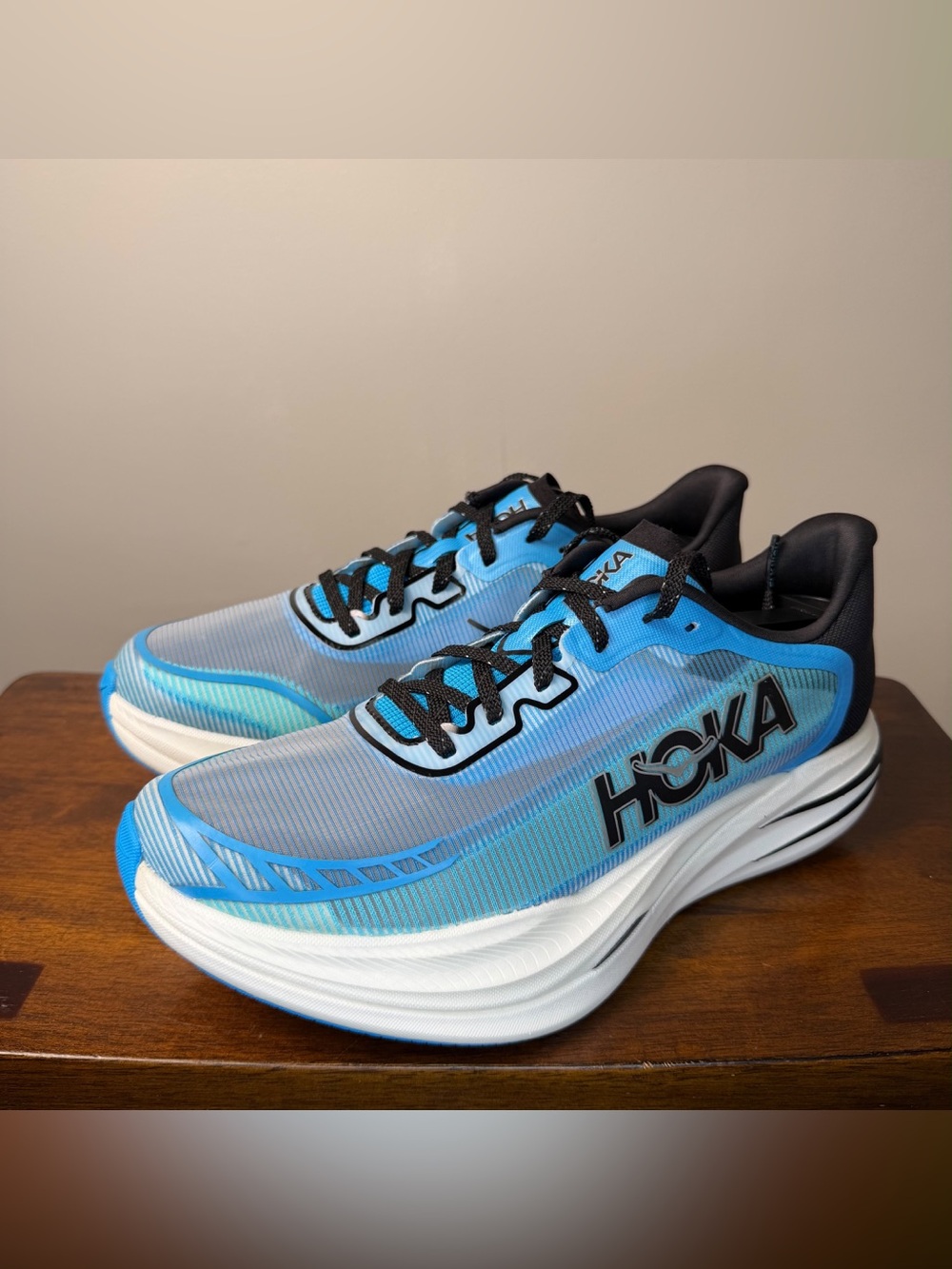 HOKA Cielo X1 2.0 M8.5 W9.5 Skyward Blue Carbon Race Shoes New No Box